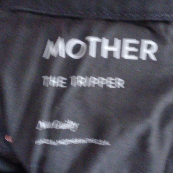 Mother black denim jeans size 25 THE TRIPPER - Picture 7 of 7